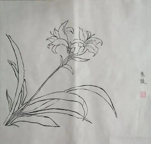 初学中国画没骨画法