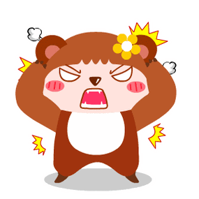 生气表情包卡通生气的表情图片