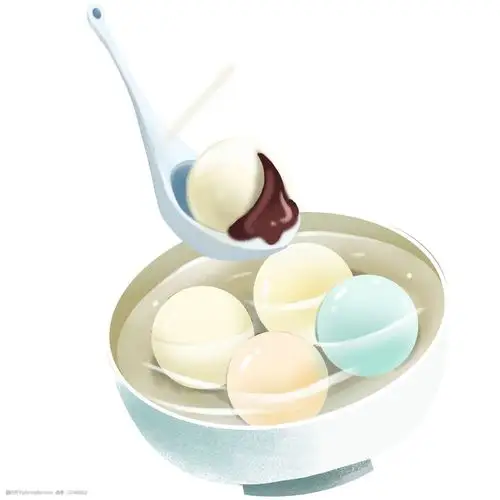 汤圆卡通png素材