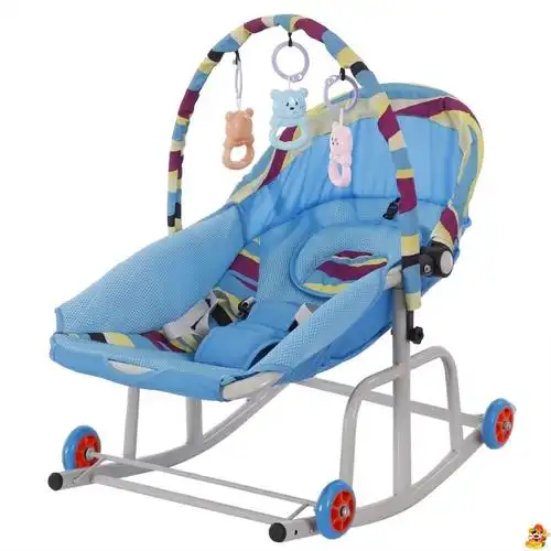 婴儿摇摇椅宝宝摇篮躺椅哄娃神奇哄睡新生婴儿安抚婴儿摇摇床可推