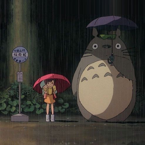 龙猫摆件玩偶公仔手办宫崎骏撑伞汽车饰品打伞生日潮玩盲盒