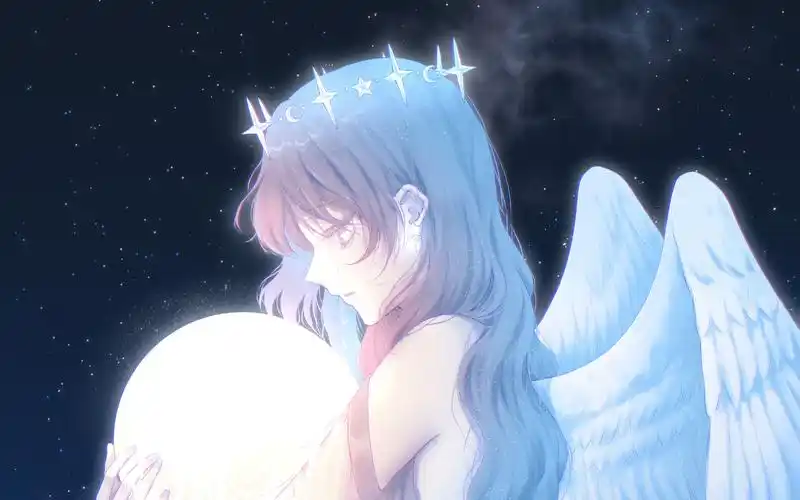 【板绘】星辰少女(线稿 上色|优动漫csp绘画过程)