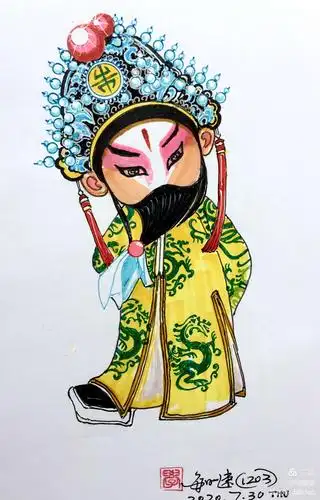 【学画】京剧人物