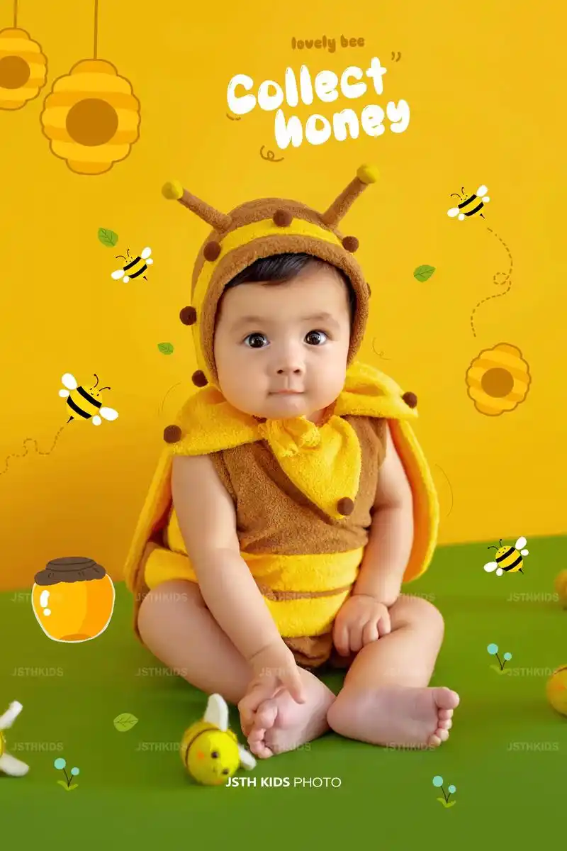 温州儿童摄影|勤劳的小蜜蜂🐝.- 甜甜的你出现在我们的世界 - 抖音