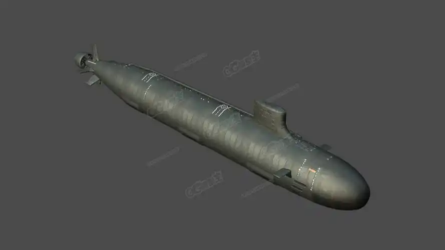 美国海军海狼级攻击核潜艇 sea-wolf class nuclear submarine