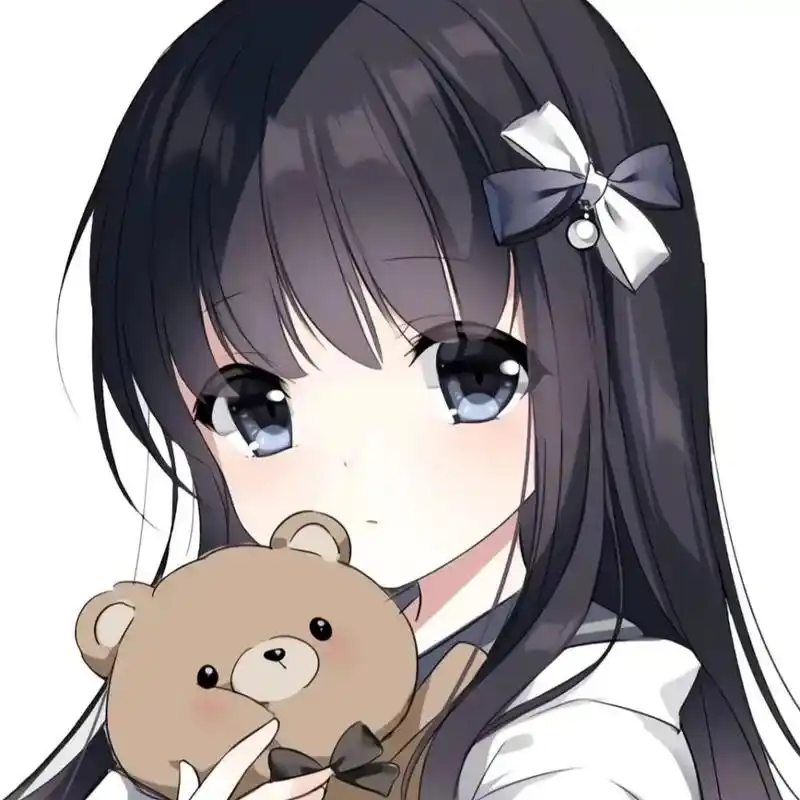 可爱头像女卡通呆萌