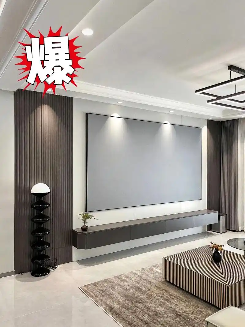 在2023年,电视背景墙 - 抖音