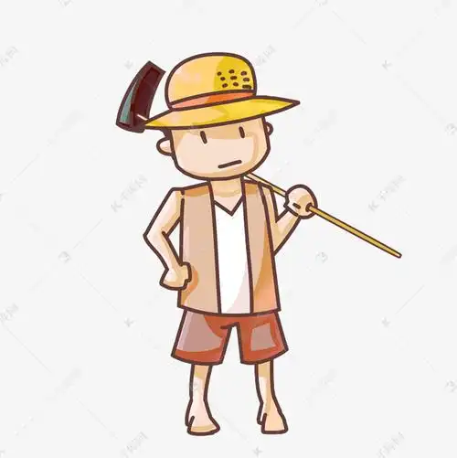 锄地的小男孩 素材2019-03-14发布,千库图片素材频