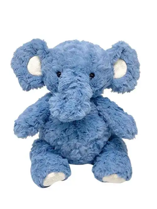 出口胖墩蓝色大象毛绒玩偶男女童抱着睡觉公仔娃娃高档礼物正版
