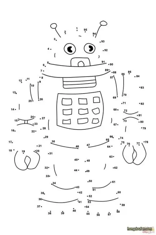 12张趣味连线游戏图片下载!小狗还是小兔子?-红豆饭小学生简笔画大全