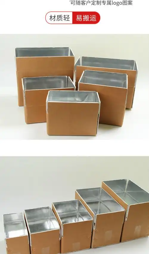 铝箔纸箱泡沫保温锡纸箱冷链快递物流水果生鲜面团蔬菜大闸蟹包装箱46