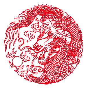 中国传统吉祥龙凤图案