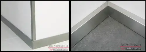 防水 踢脚板 墙角线不锈钢踢脚线正宗304材质 报价均为一米的价格