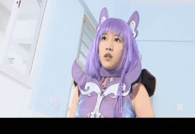 搞笑gif图小魔仙施法全教程那些自称小仙女的可看看咯