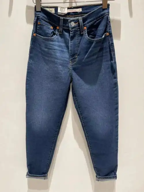 女士boyfriend裤型highrise高腰锥形裤