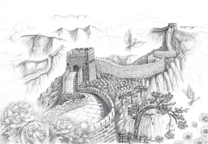 《我和我的祖国》中华人民共和国建国70周年_长卷素描