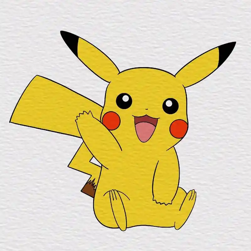 卡通人物 #画画96 #皮卡丘 #一起学画画 #画画打卡