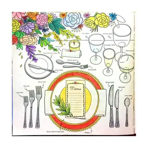 美味食光 coloring and the food .秘密花园.