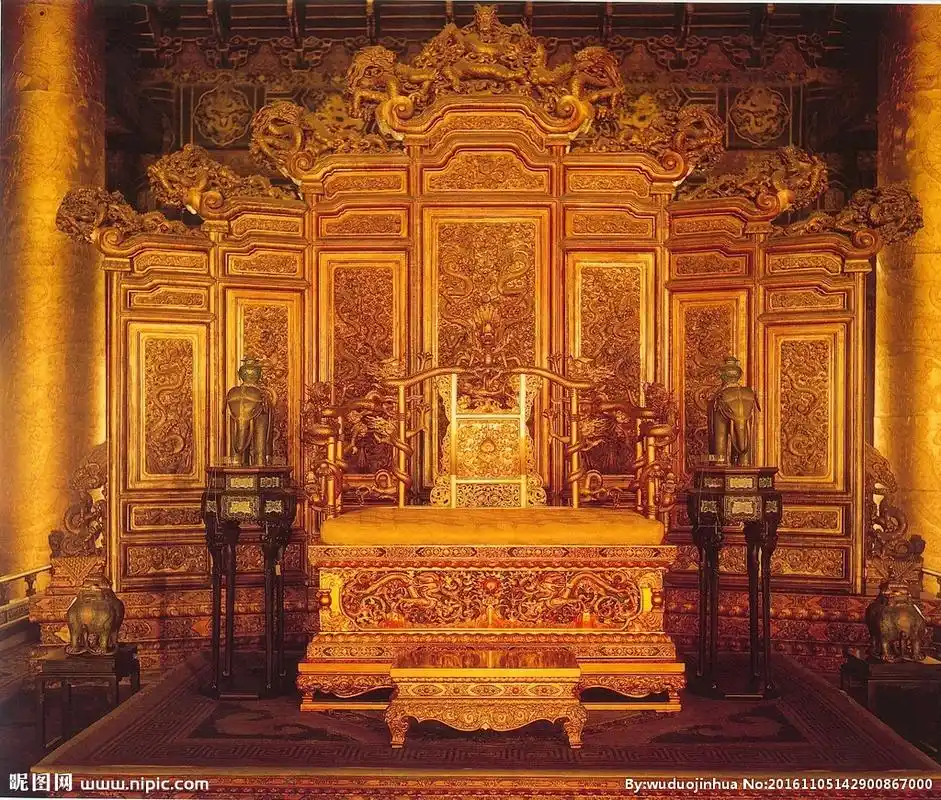 乾清宫龙椅图片