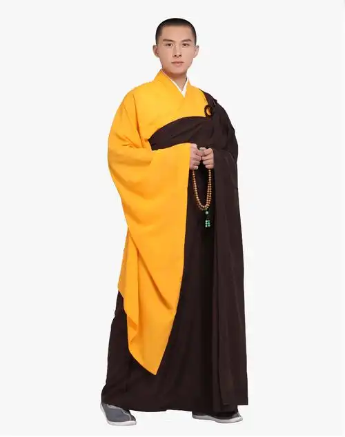 僧服春秋新款麻纱祖衣袈裟拼接五衣七衣僧服僧装和尚服佛教法衣僧袍