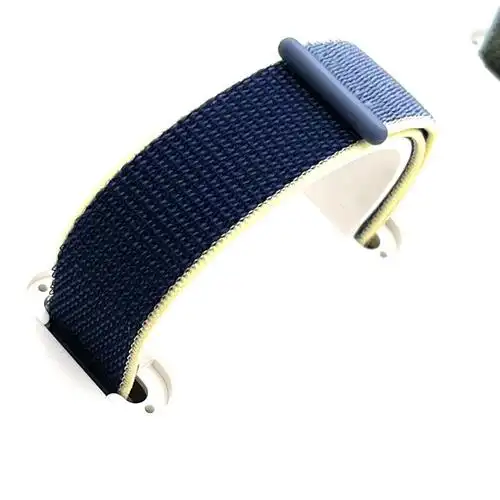 适用iwatch原装表带智能手表尼龙回环s7表带彩虹官方通用海贝色散装或