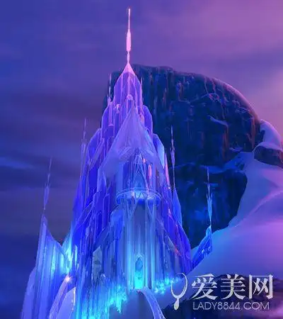冰雪奇缘冰宫殿简笔画