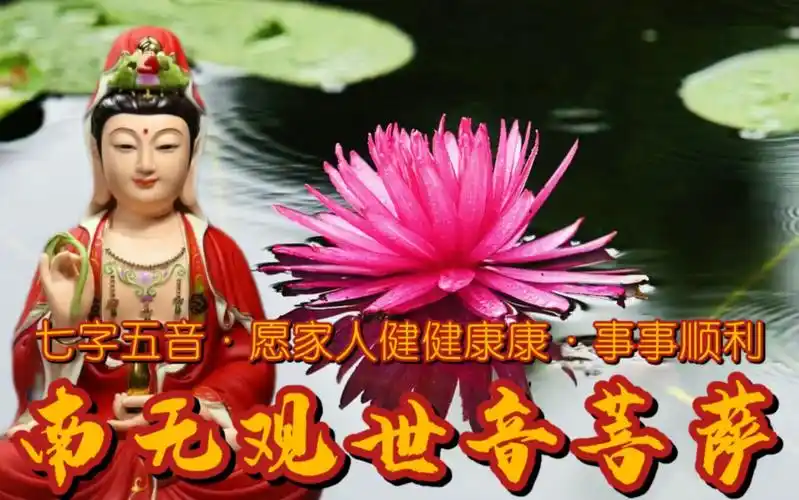 《南无观世音菩萨》愿父母健健康康,开心快乐,事事顺心