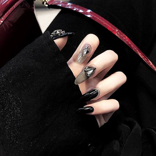 网红同款手工成品防水短指甲贴新娘孕妇显白穿戴假指甲美甲小红书