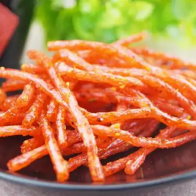 皓皓酱板鸭丝26g/袋80后怀旧麻辣小零食办公室辣条面制品素食