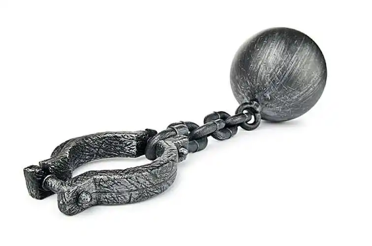 金属_枷锁_隔绝_白色_高清图片_全景视觉