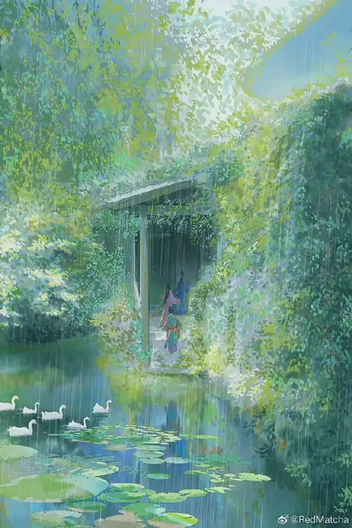 古风插画#古风意境插画画师:redmatcha