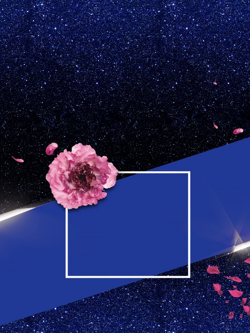 精美质感美容院邀请函海报背景psd