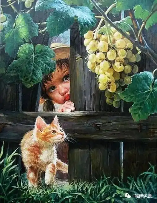 来自:>芒果咖啡>《儿童像册>这组俄罗斯画家笔下的儿童题材作品,一入