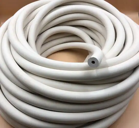 启佳悦茂白色白色光面橡胶管耐高温耐压耐磨实验室橡胶软皮管内径8mm