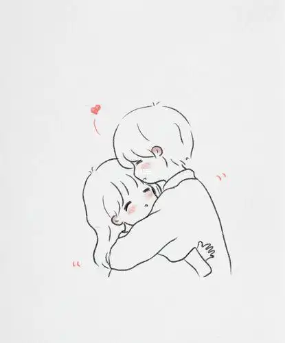 简单简笔画情侣