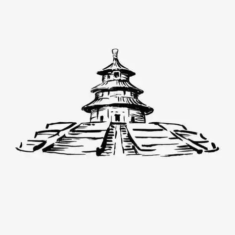 中国世界遗产简笔画教程