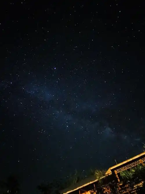 满天繁星,最后一张是银河哦