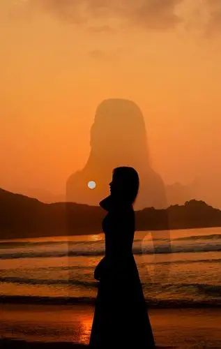 日出剪影凌晨600太阳很暖