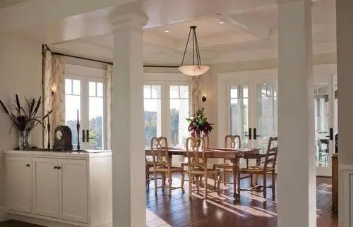 巧妙的客厅有柱子装修效果图