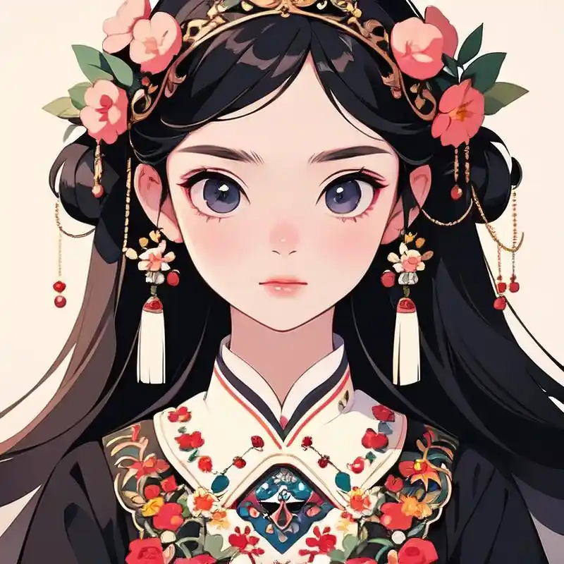 👧可爱呆萌卡通头像小女孩🌟