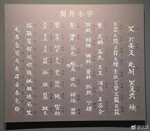 大字和契丹小字在当时是和汉字并存通行的文字,契丹国内上到朝廷公文