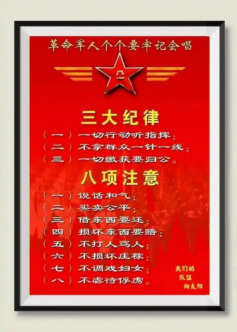 三大纪律八项注意记心间! - 抖音