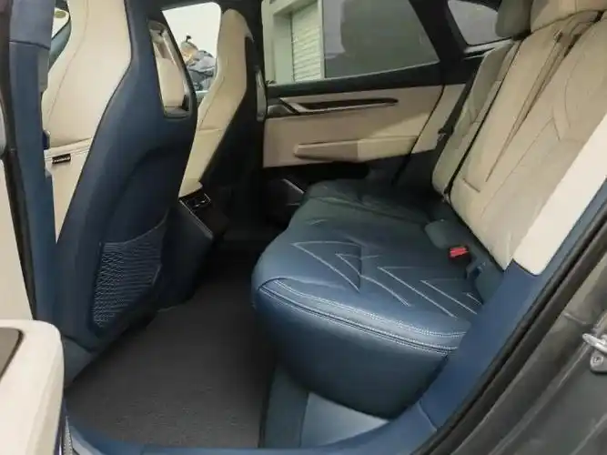 在实际的体验过程中,前排横向宽度很大,后排腿部空间能够达到两拳以上