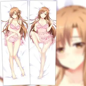 二次元动漫刀剑神域亚丝娜枕定制等身抱枕全身长条靠枕套礼物周边