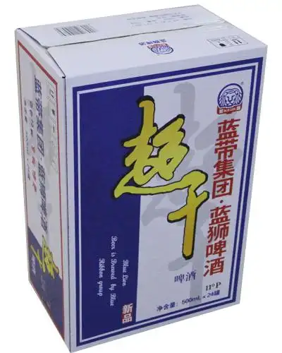 500ml×24罐蓝狮大超干啤酒