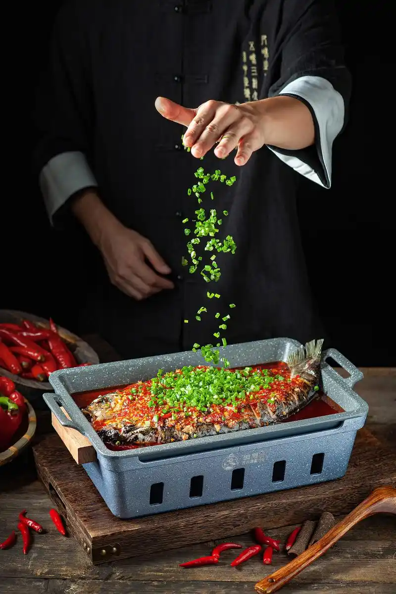 重庆美食摄影|渝尾巴万州烤鱼