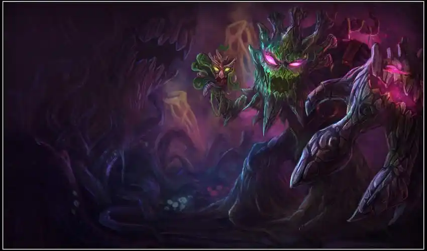 来自大自然的愤怒 lol扭曲树精—茂凯