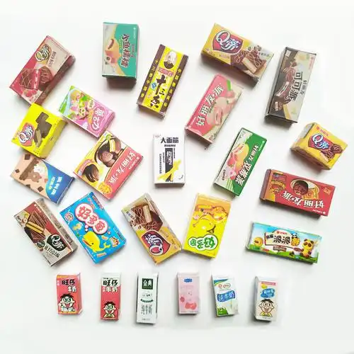 bjd微缩食玩模型薯片摆设ob11娃娃拍照道具家居