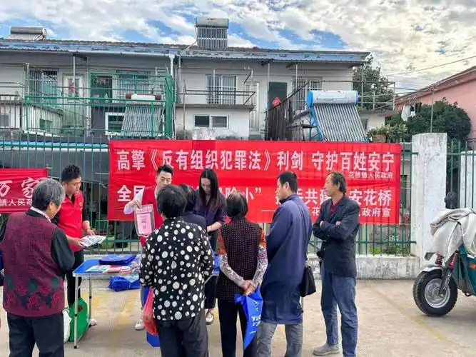 湾沚区花桥镇:积极开展扫黑除恶集中宣传月活动