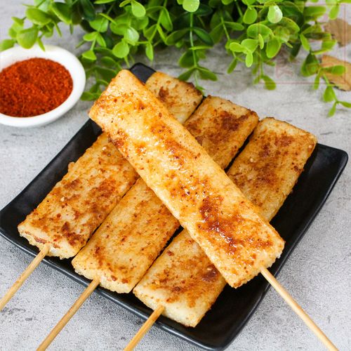 绿兴兴源年糕户外烧烤食材铁板烧油炸20串一包年糕
